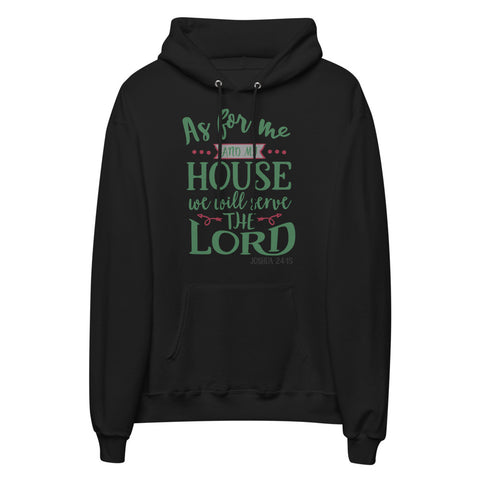 As For Me And My House Unisex fleece hoodie