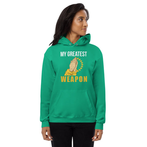 My Greatest Weapon Unisex Fleece Hoodie