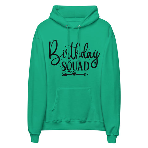 Birthday Squad Unisex Fleece Hoodie