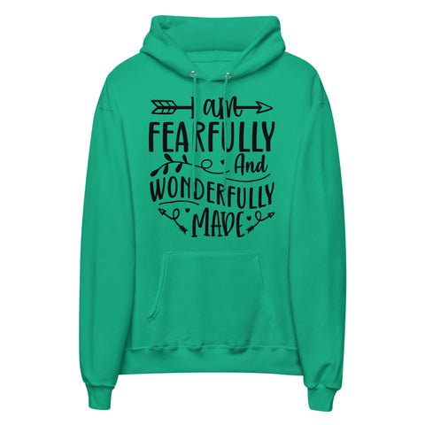 Im Fearfully And Wonderfully Made Unisex Fleece Hoodie