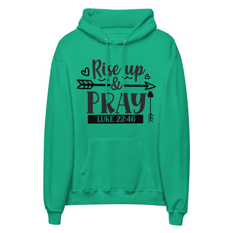 Rise Up And Pray Unisex Fleece Hoodie