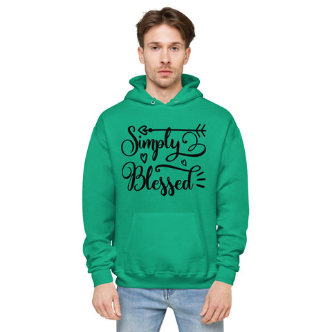Simply Blessed Unisex Fleece Hoodie