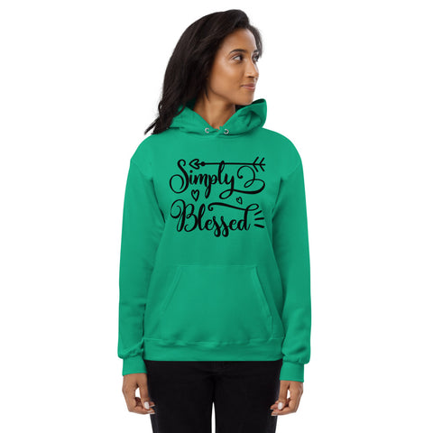 Simply Blessed Unisex Fleece Hoodie