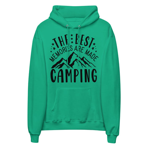The Best Memories Are Made Camping Unisex Fleece Hoodie