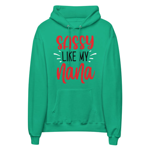 Sassy Like My Nana Unisex fleece hoodie