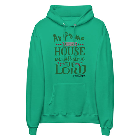 As For Me And My House Unisex fleece hoodie