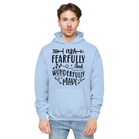 Im Fearfully And Wonderfully Made Unisex Fleece Hoodie