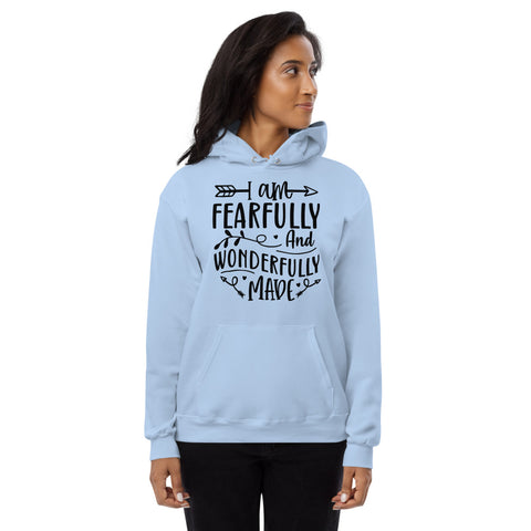 Im Fearfully And Wonderfully Made Unisex Fleece Hoodie