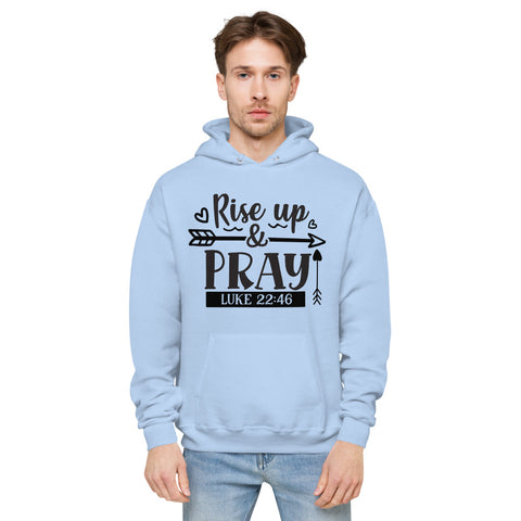 Rise Up And Pray Unisex Fleece Hoodie
