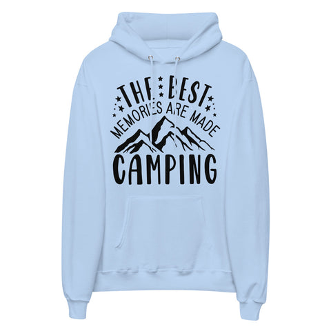 The Best Memories Are Made Camping Unisex Fleece Hoodie