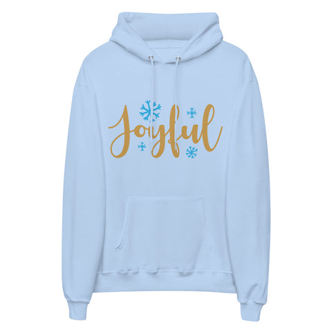 Joyful Unisex Fleece Hoodie