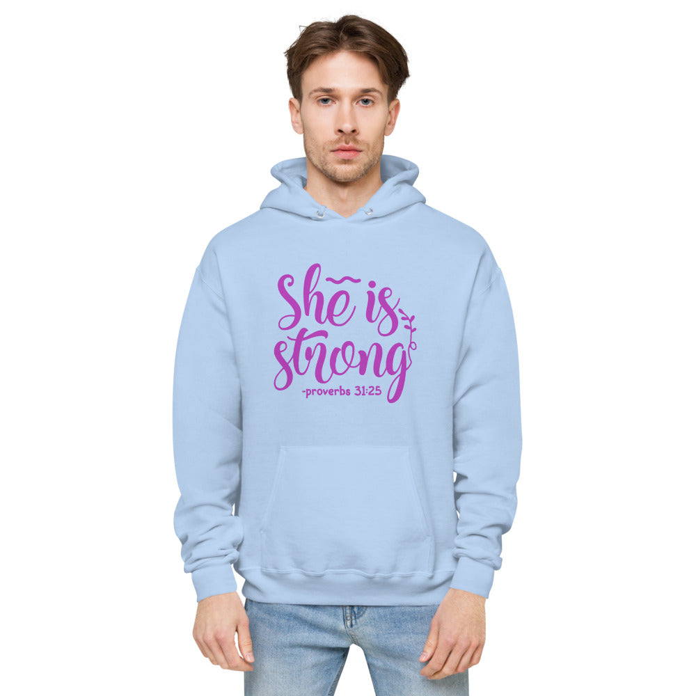 Strong Unisex Fleece Hoodie