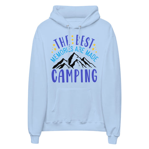 The Best Memories Are Made Camping Unisex fleece hoodie
