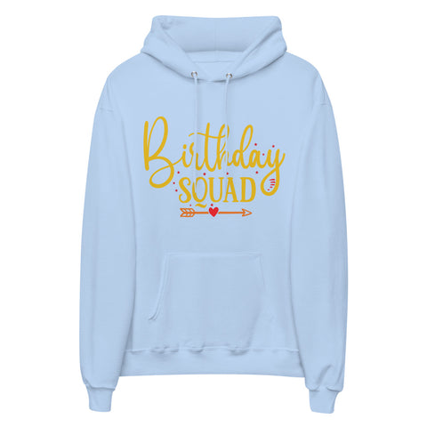 Birthday Squad Unisex fleece hoodie