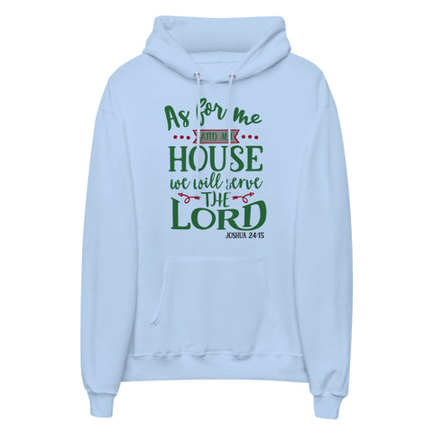 As For Me And My House Unisex fleece hoodie