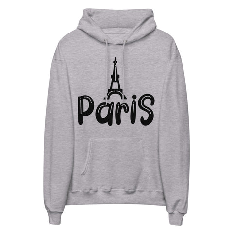 Paris Unisex Fleece Hoodie