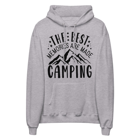 The Best Memories Are Made Camping Unisex Fleece Hoodie