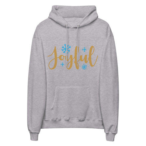 Joyful Unisex Fleece Hoodie