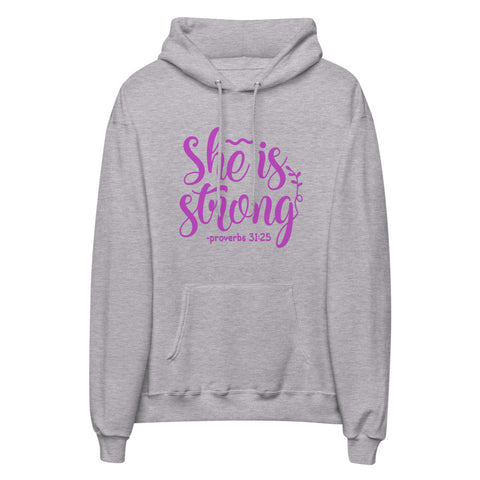 Strong Unisex Fleece Hoodie