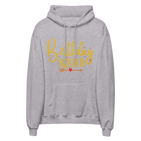 Birthday Squad Unisex fleece hoodie