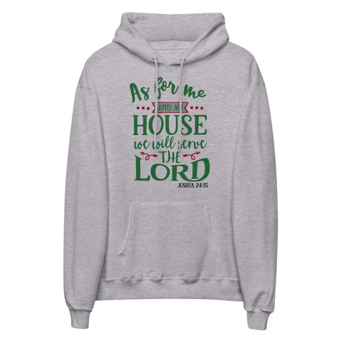 As For Me And My House Unisex fleece hoodie