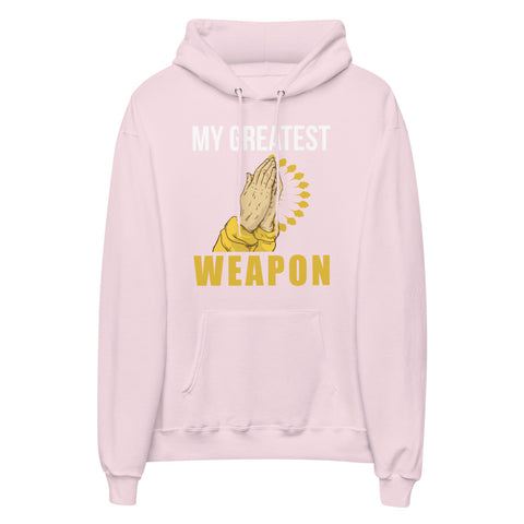 My Greatest Weapon Unisex Fleece Hoodie