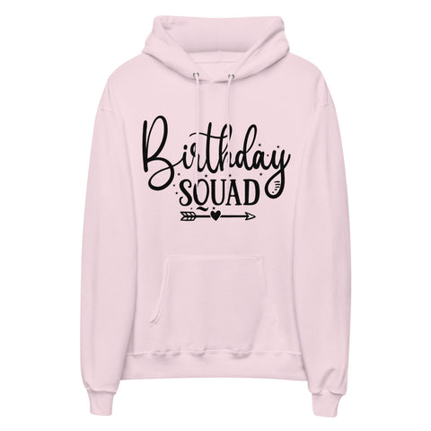 Birthday Squad Unisex Fleece Hoodie