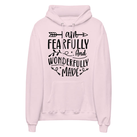 Im Fearfully And Wonderfully Made Unisex Fleece Hoodie