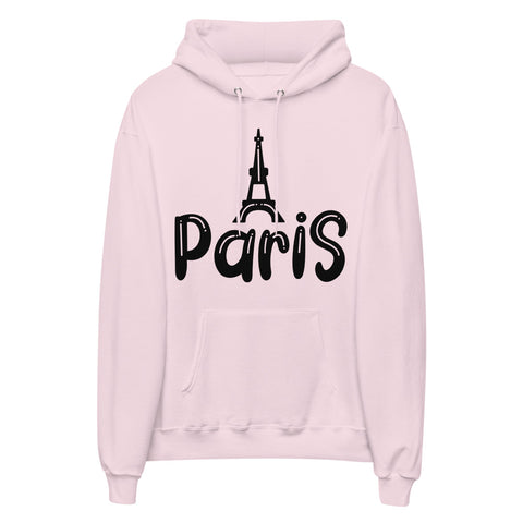 Paris Unisex Fleece Hoodie