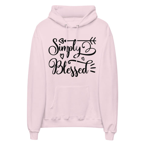 Simply Blessed Unisex Fleece Hoodie