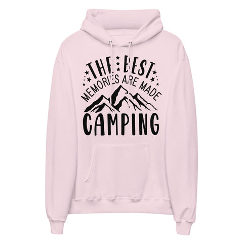 The Best Memories Are Made Camping Unisex Fleece Hoodie