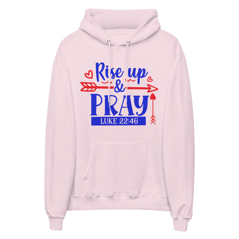 Rise Up And Pray Unisex fleece hoodie