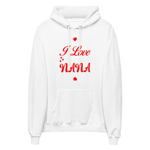 I Love Being A Nana Unisex Fleece Hoodie