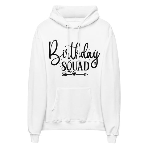 Birthday Squad Unisex Fleece Hoodie
