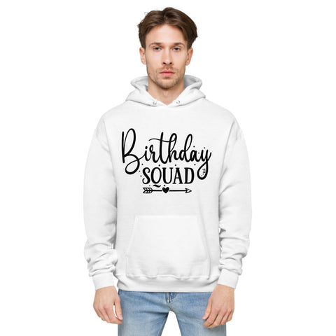 Birthday Squad Unisex Fleece Hoodie
