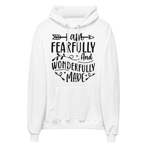Im Fearfully And Wonderfully Made Unisex Fleece Hoodie