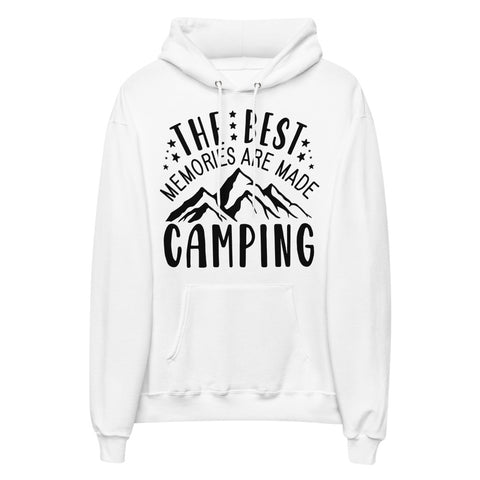 The Best Memories Are Made Camping Unisex Fleece Hoodie