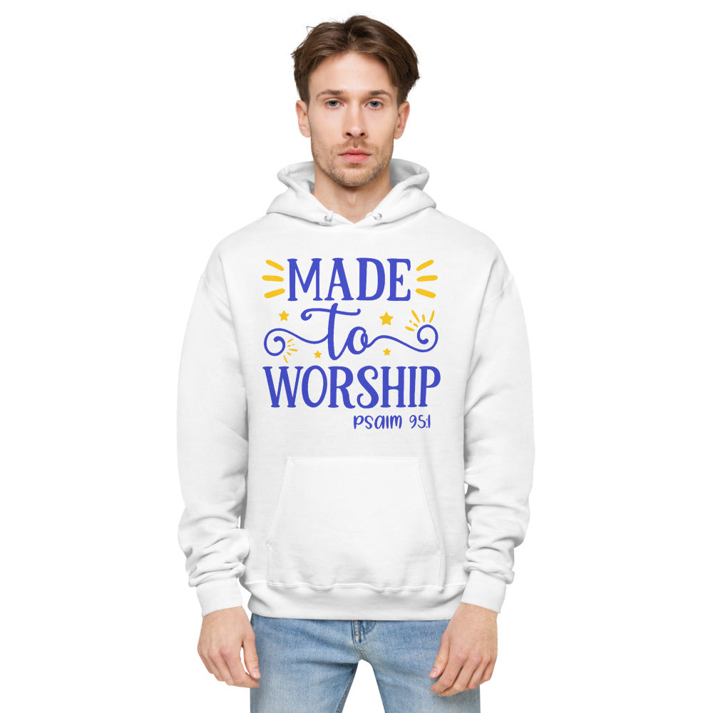 Worship Unisex Fleece Hoodie