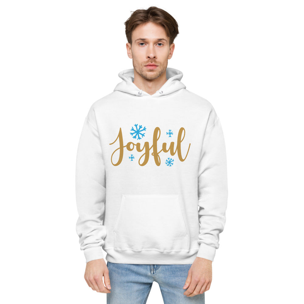 Joyful Unisex Fleece Hoodie