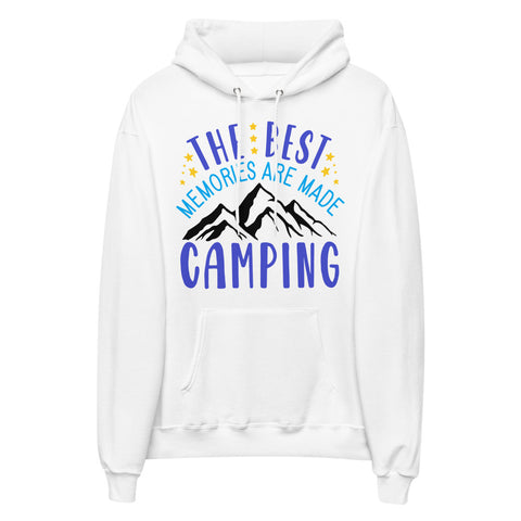 The Best Memories Are Made Camping Unisex fleece hoodie