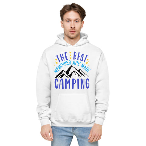 The Best Memories Are Made Camping Unisex fleece hoodie