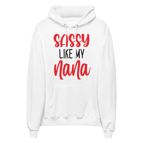 Sassy Like My Nana Unisex fleece hoodie