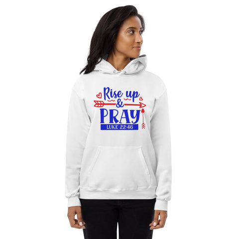 Rise Up And Pray Unisex fleece hoodie