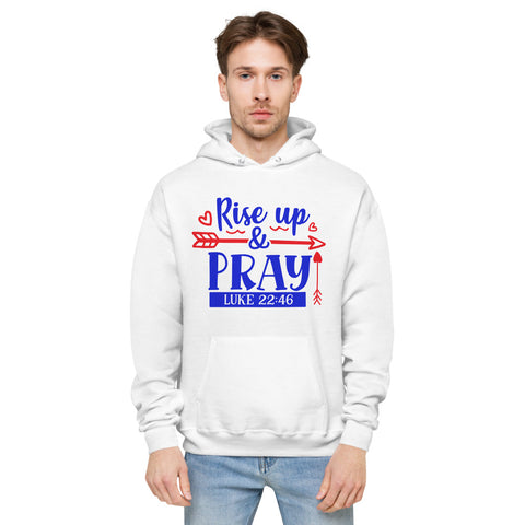 Rise Up And Pray Unisex fleece hoodie