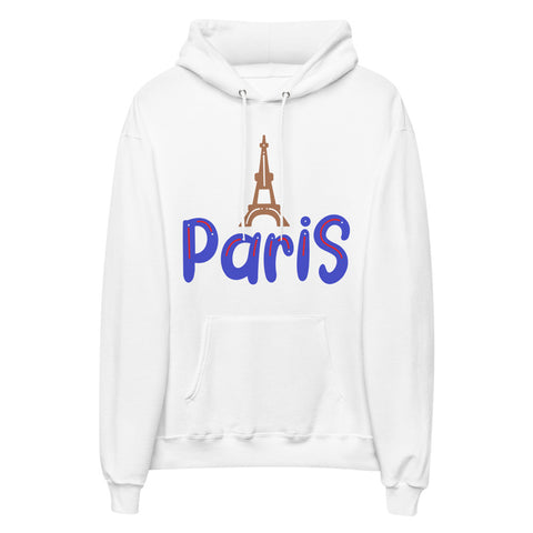 Paris Unisex fleece hoodie