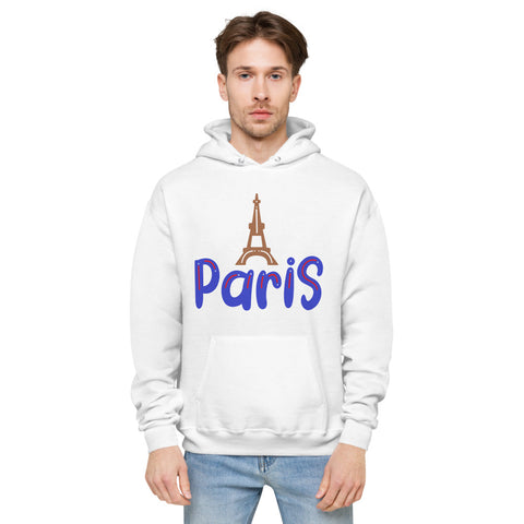 Paris Unisex fleece hoodie