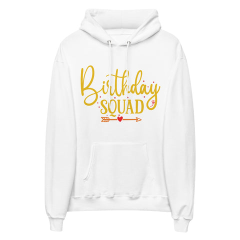 Birthday Squad Unisex fleece hoodie