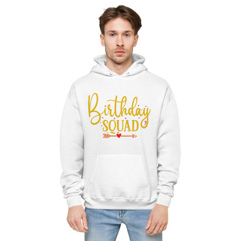 Birthday Squad Unisex fleece hoodie