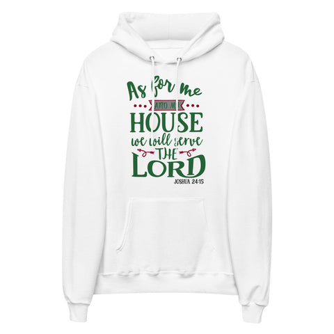 As For Me And My House Unisex fleece hoodie