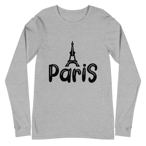 Paris Unisex Long Sleeve T-shirts